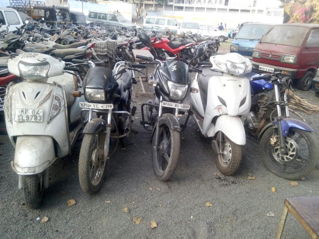 भोपाल में बाइक चोर गिरफ्तार, 5 मोटरसाइकलें बरामद | New India Times