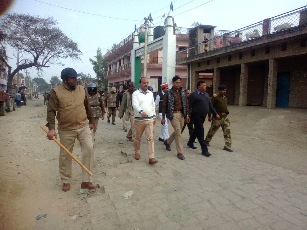 विधानसभा चुनाव के मद्देनजर पुलिस ने किया फ्लैग मार्च  | New India Times