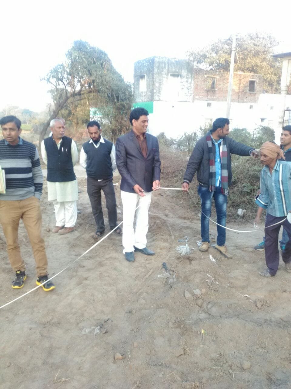 मौ(भिंड) में समुदायक भवन का निर्माण कार्य शुरू | New India Times