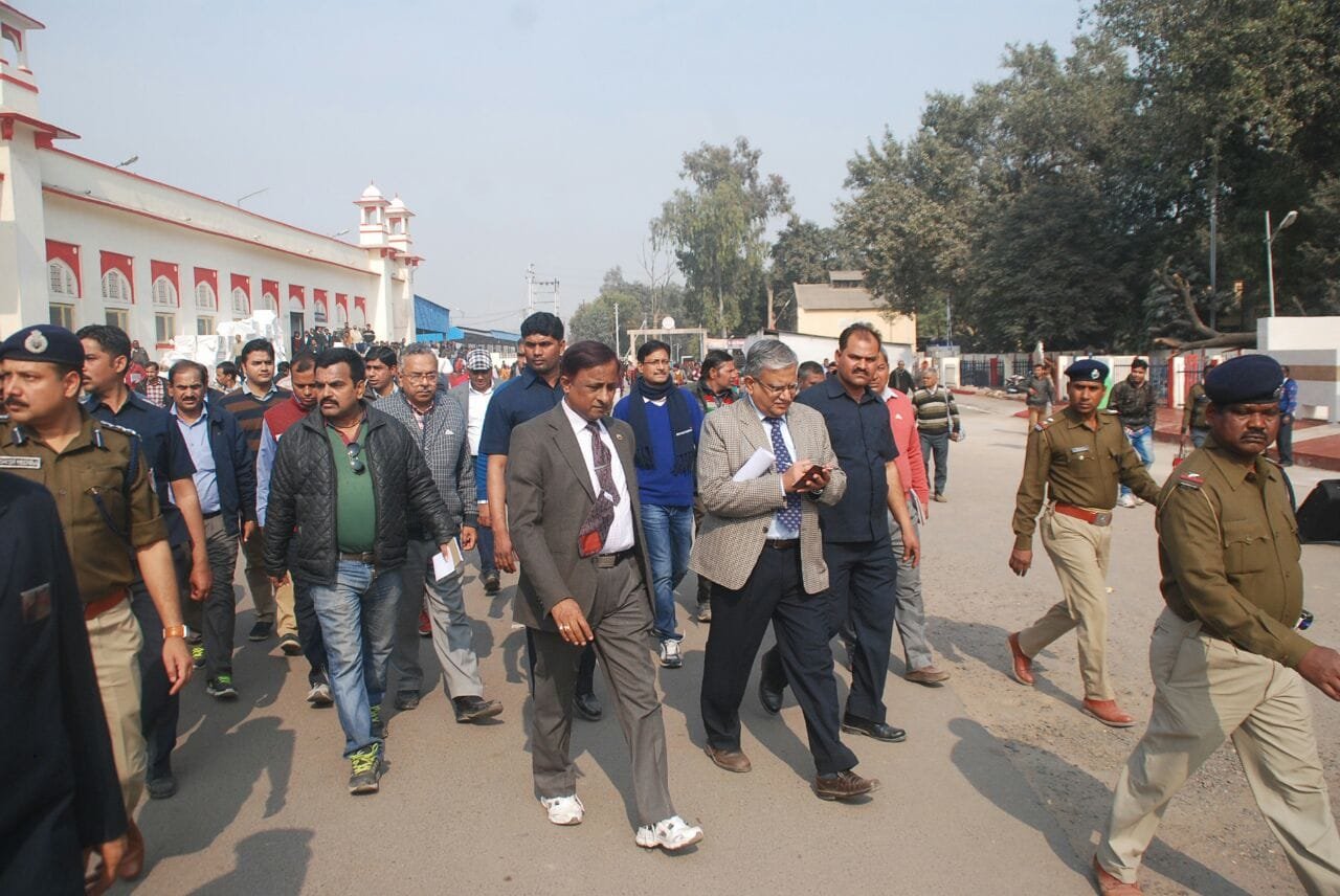 जी.एम. उत्तर मध्य रेलवे ने ग्वालियर स्टेशन का किया निरीक्षण | New India Times