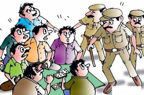 ग्वालियर में 6 जुआरी गिरफ्तार | New India Times