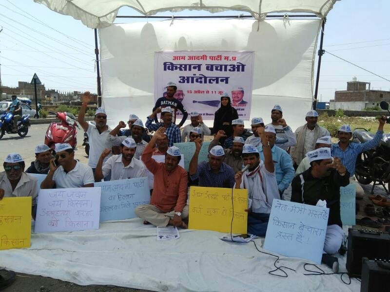 आम आदमी पार्टी का प्रदेश व्यापी 'किसान बचाओ आंदोलन' शुरू; किसानों की कर्ज़ माफी के लिए हर स्तर पर लड़ाई लड़ेगी आप: आलोक अग्रवाल  | New India Times