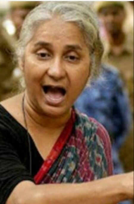 नर्मदा बचाओ आंदोलन की मुखिया मेधा पाटकर ने बड़वानी कलेक्टर को भेजा नोटिस | New India Times