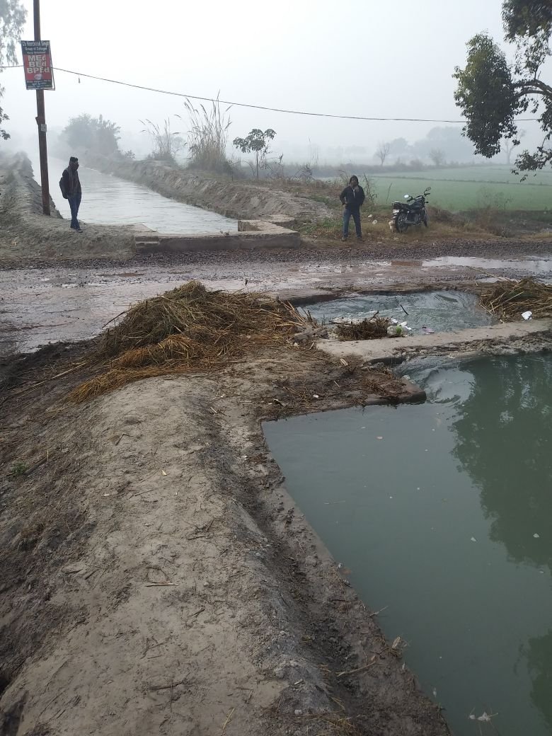 नहर का बंध कटने से सैंकडों बीघा  फसल जलमग्न, भारतीय किसान यूनियन के पदाधिकारियों ने खुर्जा एसडीएम से की शिकायत | New India Times