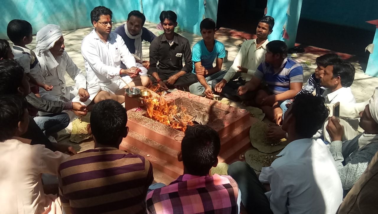 विधायक हेमंत कटारे के निर्दोष साबित होने की कामना के साथ किया गया हवन | New India Times