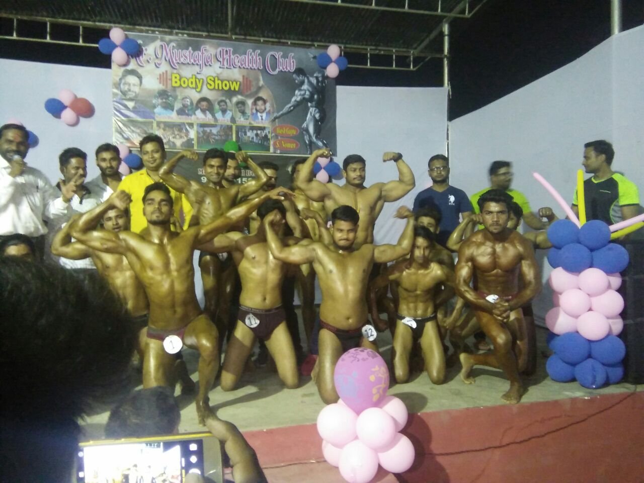 झांसी के प्रेमनगर स्थित मुस्तफा हेल्थ क्लब में हुआ बॉडी शो का आयोजन  | New India Times