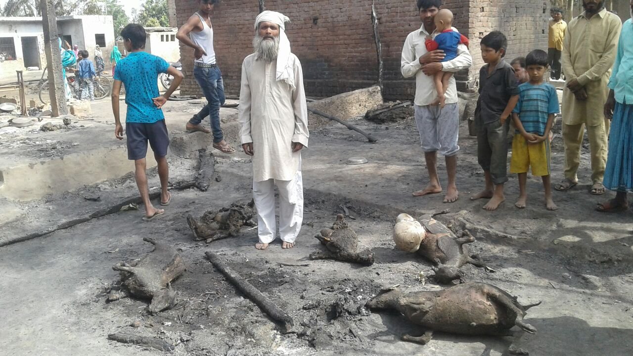 लखीमपुर खीरा जिला में आंधी ने मचाई तबाही | New India Times