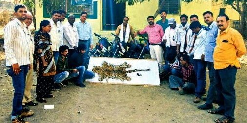 बुलढाणा के "ज्ञानगंगा अभयारण्य" के तेंदुए का किया शिकार: खाल के साथ 4 तस्करों को भुसावल में वन विभाग ने दबोचा | New India Times