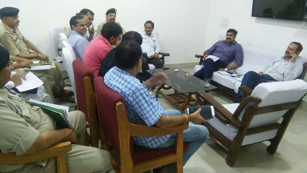 कानून व्यवस्था को लेकर कलेक्टर व एसपी की मौजूदगी में हुई संयुक्त बैठक | New India Times
