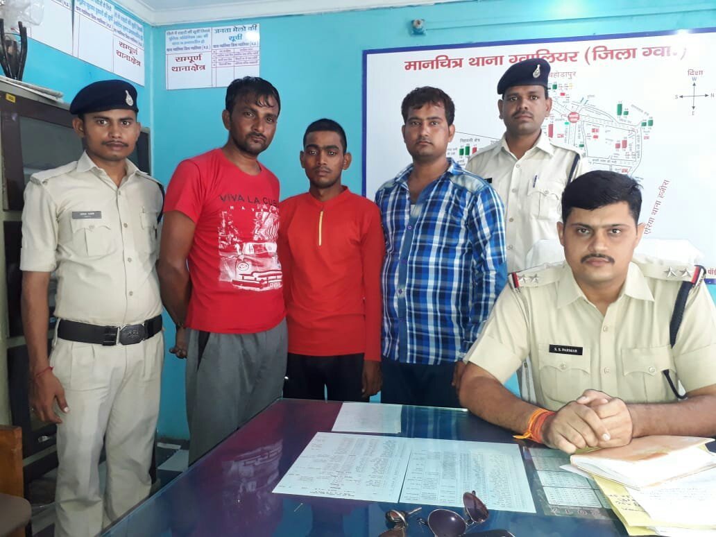 हत्या के प्रयास के आरोपियों को ग्वालियर पुलिस ने किया गिरफ्तार | New India Times