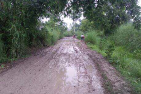 शासन प्रशासन की अनदेखी के कारण राहगीर व स्कूली बच्चे कीचड में से गुजरने को मजबूर | New India Times