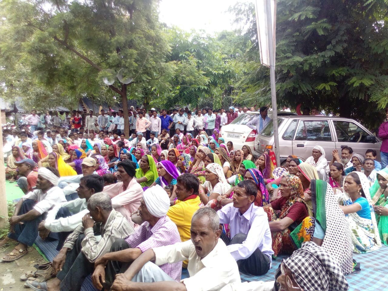 भारतीय किसान यूनियन लोकतांत्रिक गोला ने तहसील परिसर में किया किसान पंचायत का आयोजन | New India Times