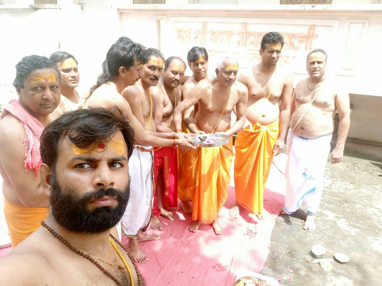 हनुमंत आश्रम मे हर्षोल्लास के साथ मनाया गया श्रावणी कर्म | New India Times