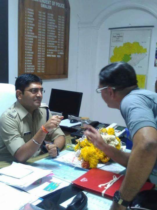 नशा एवं अपराध मुक्त होगा ग्वालियर शहर: एसपी नवनीत भसीन | New India Times