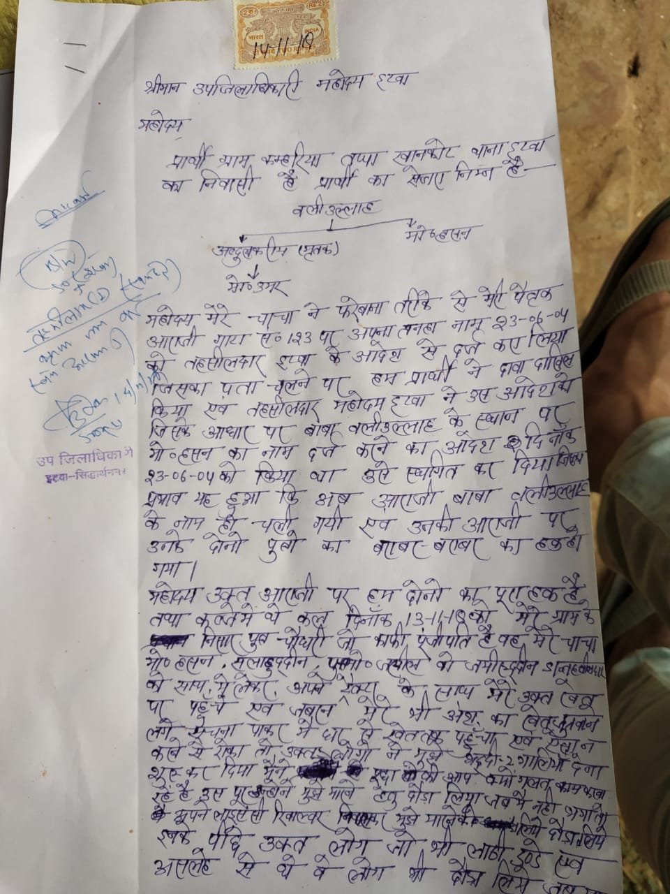 ग्राम प्रधान पर जबरदस्ती ज़मीन कब्ज़ा करवाने का आरोप, उपजिलाधिकारी इटवा ने दिया जांच के आदेश | New India Times