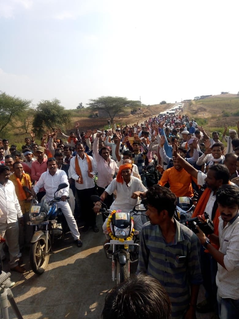 निर्दलीय प्रत्याशी दिलीप कटारा भी नहीं पड रहे हैं किसी से कम, खवासा में निकाली विशाल वाहन रैली | New India Times