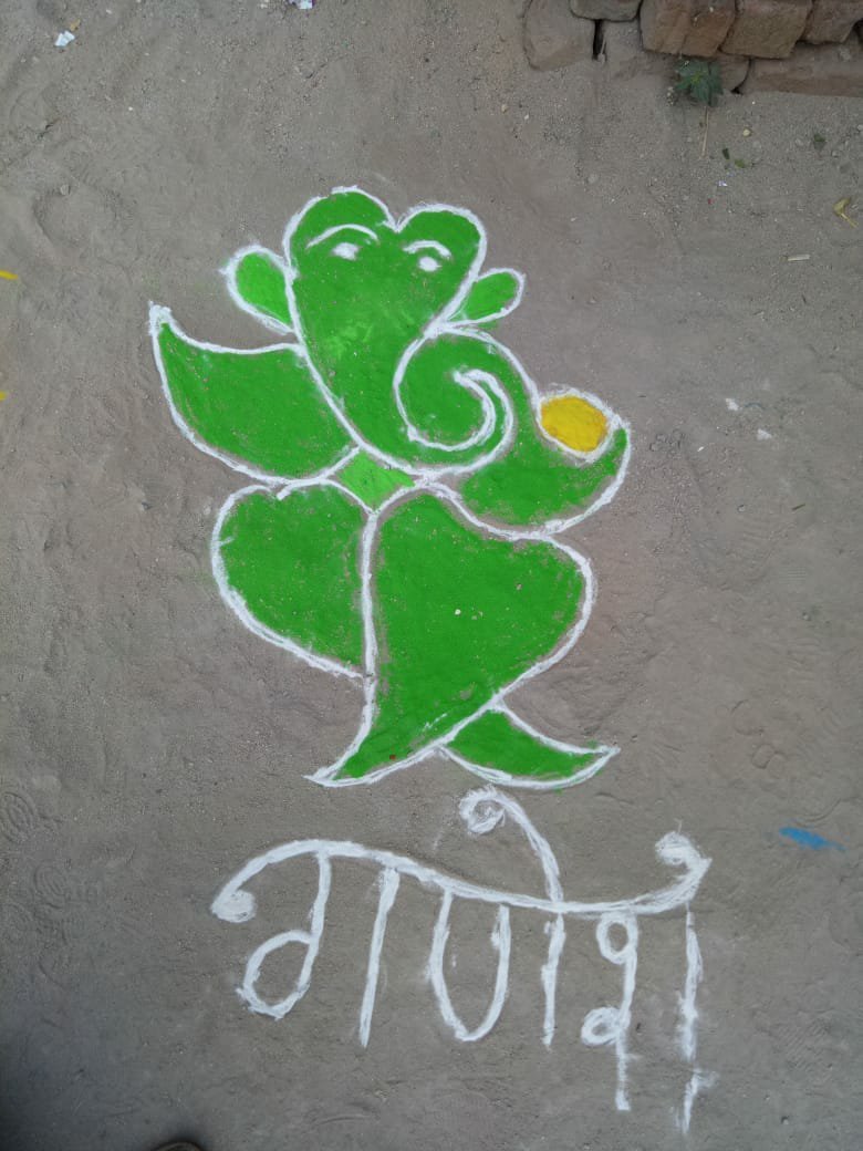 माधव विद्यालय में दीपावली के उपलक्ष्य में रंगोली प्रतियोगिता का हुआ आयोजन | New India Times