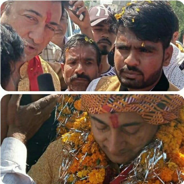 बदनावर विधानसभा क्षेत्र के कांग्रेस प्रत्याशी राजवर्धन सिंह दत्तीगांव दरबार का हुआ भव्य स्वागत | New India Times