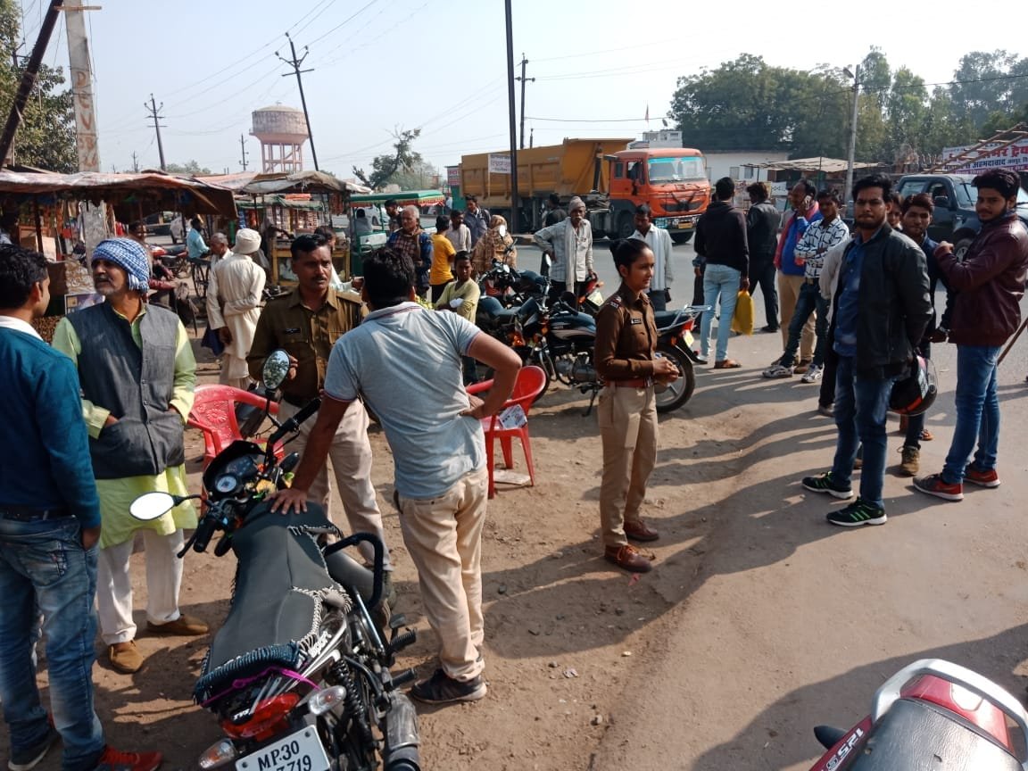 भिंड जिले में हर जगह चल रहा है चेकिंग अभियान | New India Times