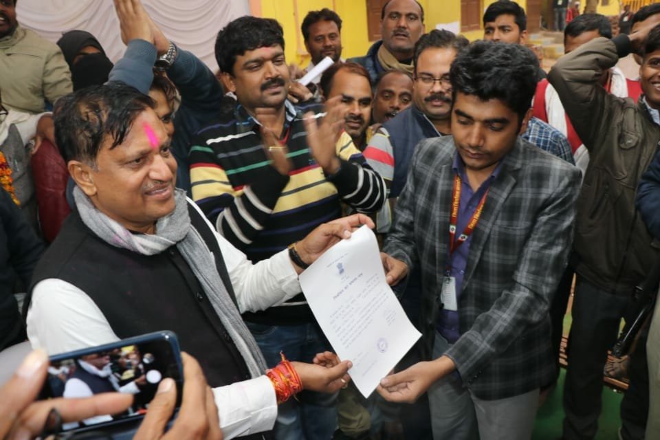 भिंड जिला के पांच विधानसभा सीटों में से कांग्रेस को 3, बीजेपी को एक व बीएसपी को एक सीट पर मिली कामयाबी, मंत्री लाल सिंह आर्य भी गोहद विधानसभा सीट से हुए पराजित | New India Times