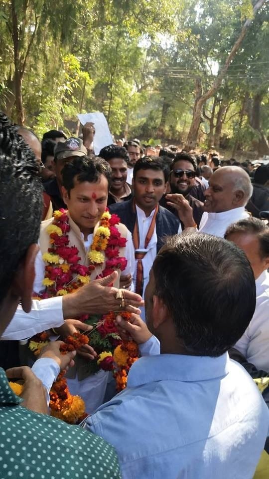 प्रथम नगर आगमन पर प्रभारी मंत्री सुरेन्द्र सिंह का हुआ जोरदार स्वागत | New India Times