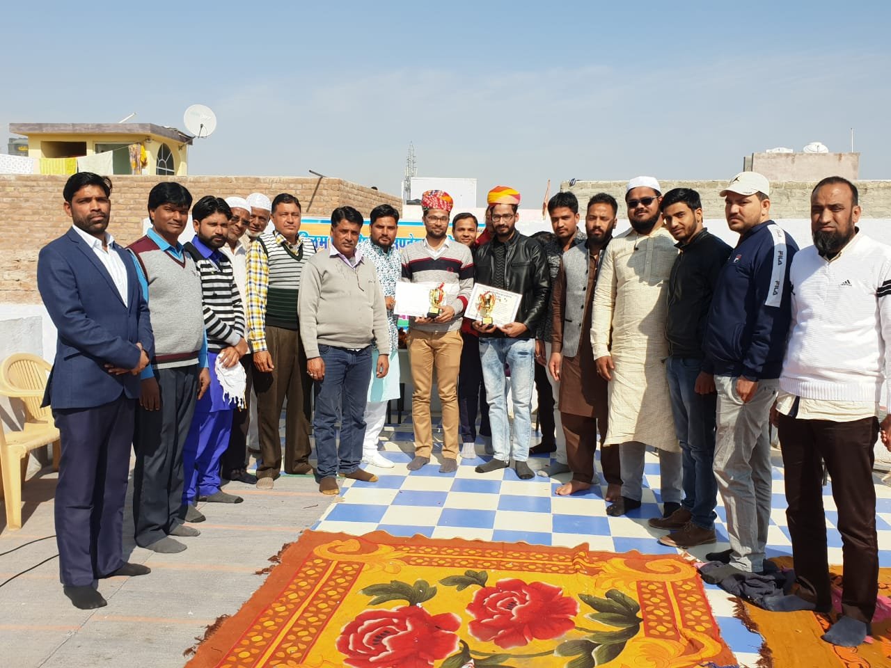 बीकानेर में धूमधाम से मनाया गया गणतंत्र दिवस, चार्टेड एकाउंटेंट बनने पर वसीम और शाहिद का हुआ सम्मान | New India Times