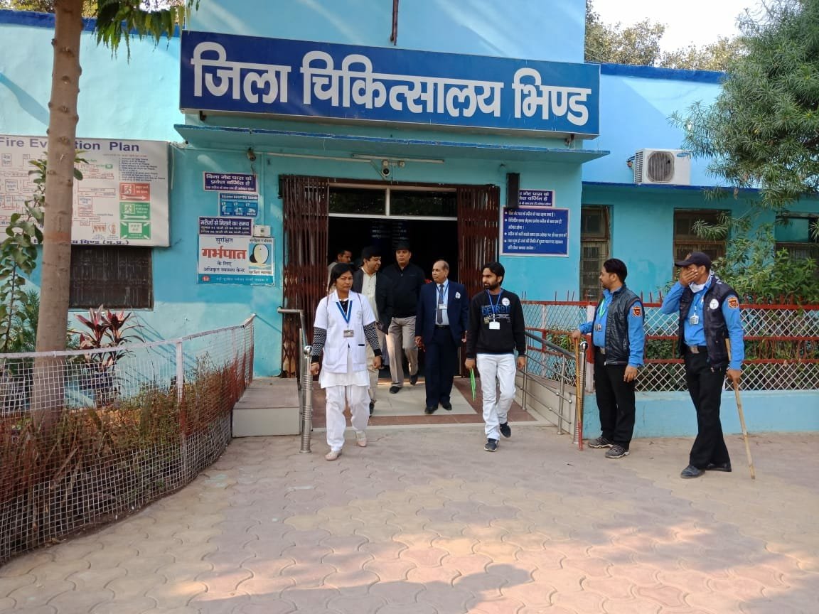 जिला चिकित्सालय भिंड एक बार फिर से कायाकल्प अवार्ड लेने की राह पर | New India Times