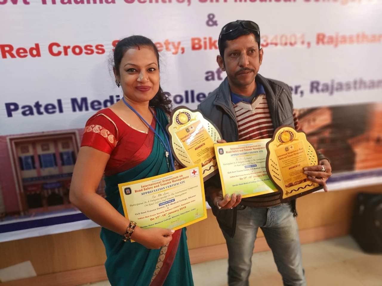 रोड़ सेफ़्टी एंड ट्रोमा मैनेजमेंट पर दो दिवसीय अंतर्राष्ट्रीय सेमिनार का हुआ सम्मान, यूथ वर्ल्ड सोशल समूह ने किया पार्टिसिपेट, अंडमान से मिसेज़ रीता ने रखे सार्थक विचार | New India Times