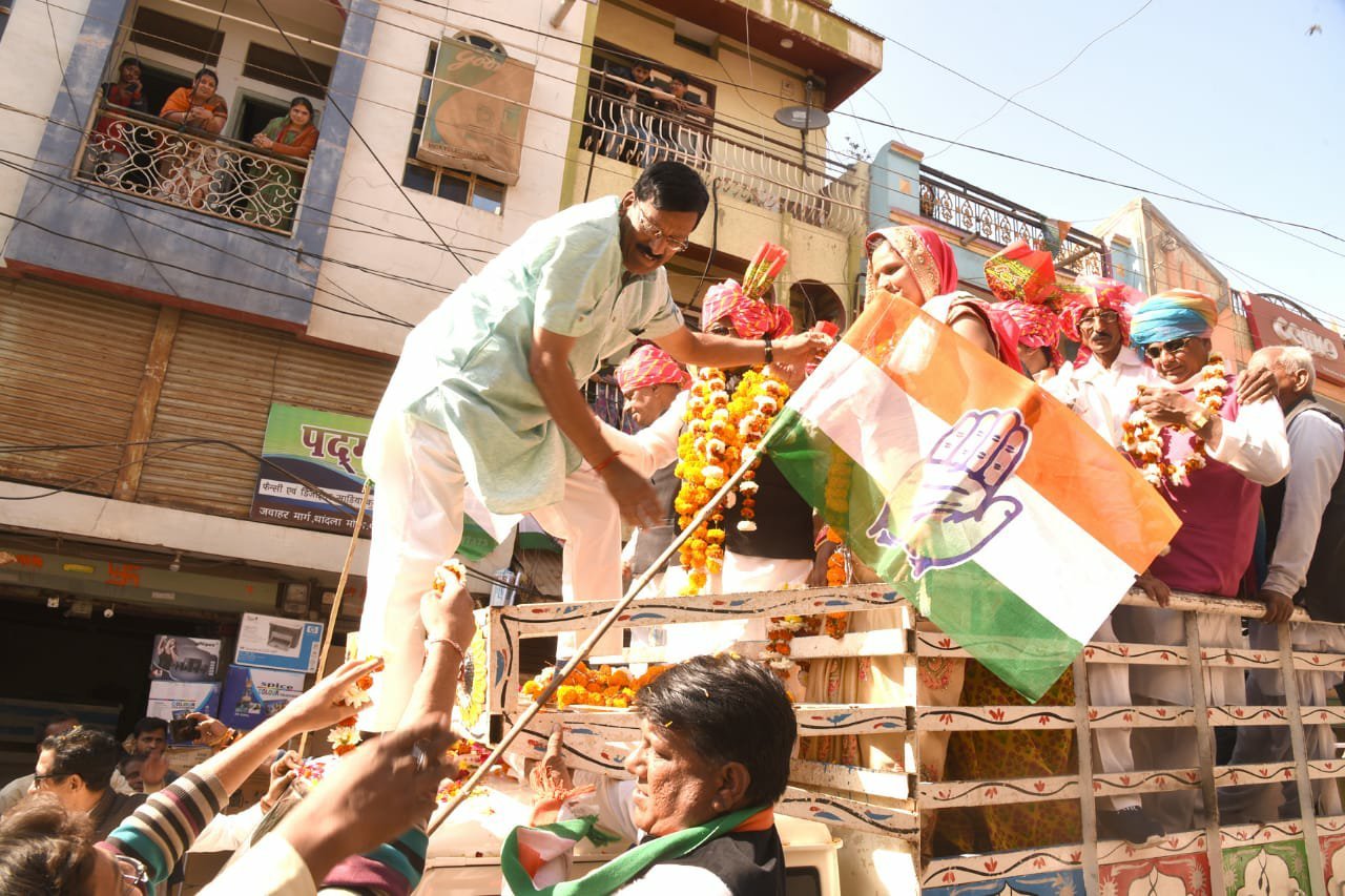 झाबुआ जिला के थांदला नगर में कांग्रेस की आभार रैली में उमड़ा जन सैलाब | New India Times