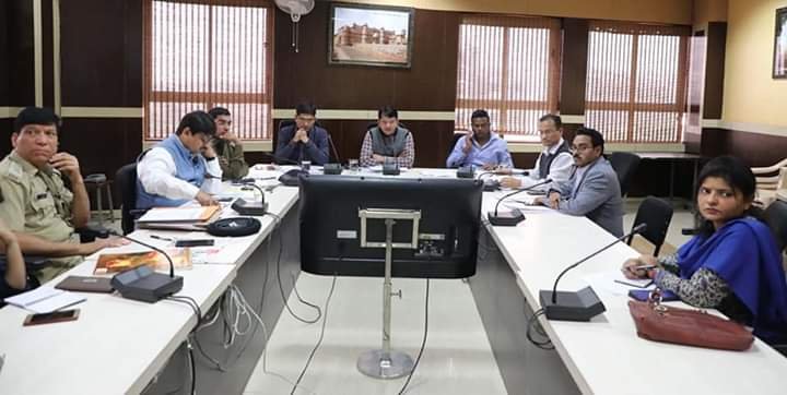 राजस्‍व एवं पुलिस अधिकारियों की हुई संयुक्त बैठक | New India Times