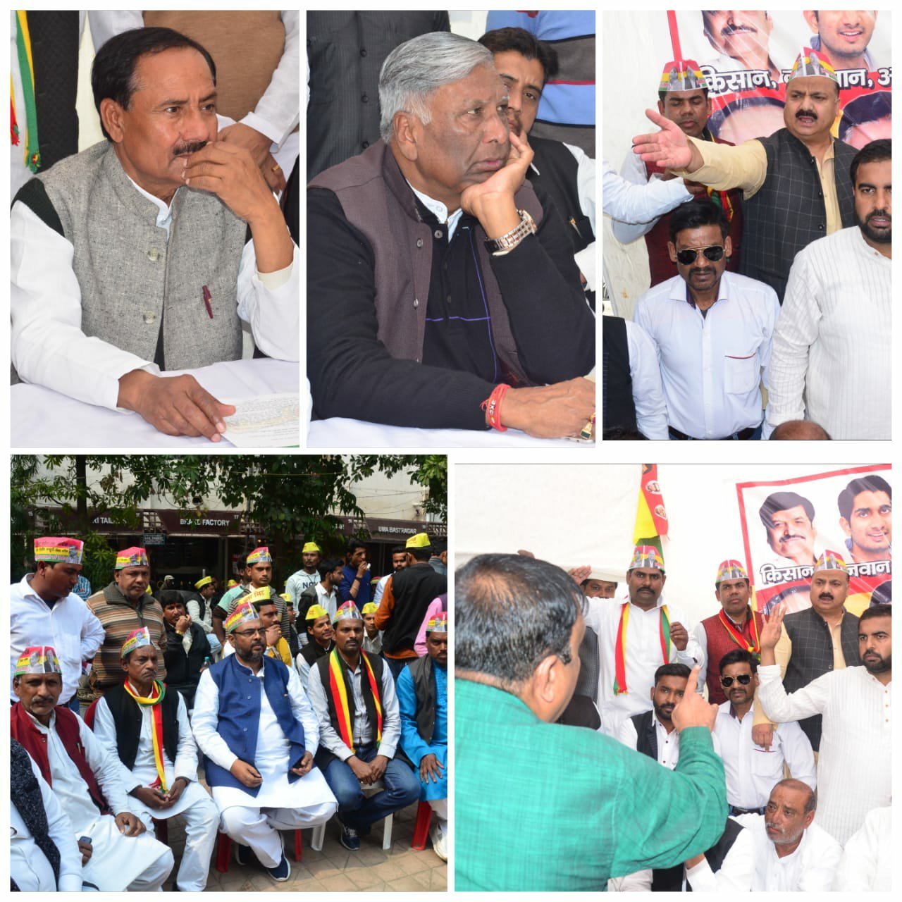 सिर मुड़ते ही पड़े ओले: फोटो खिंचवाने की होड़ में भूल गए मर्यादा, वरिष्ठ नेताओं के सामने हुई माइक की छीना-झपटी | New India Times