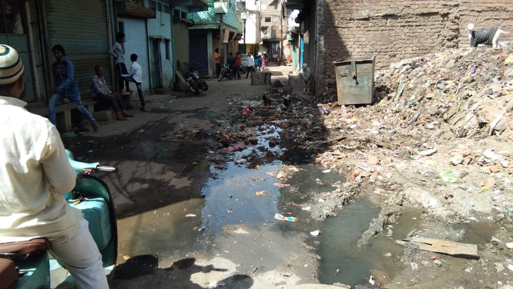 भोपाल का सुंदर नगर नगर निगम की लापरवाही से दिख रहा है बदसूरत | New India Times