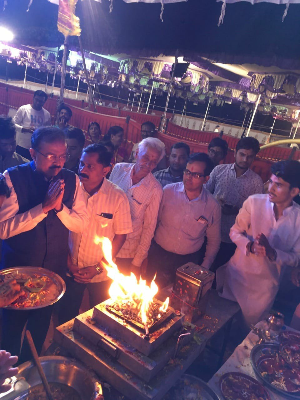 जीण माता मंगलपाठ में भामरे ने किया यज्ञ, शक्ति पूजा में दी आहुति, समाज ने किया सम्मानित | New India Times