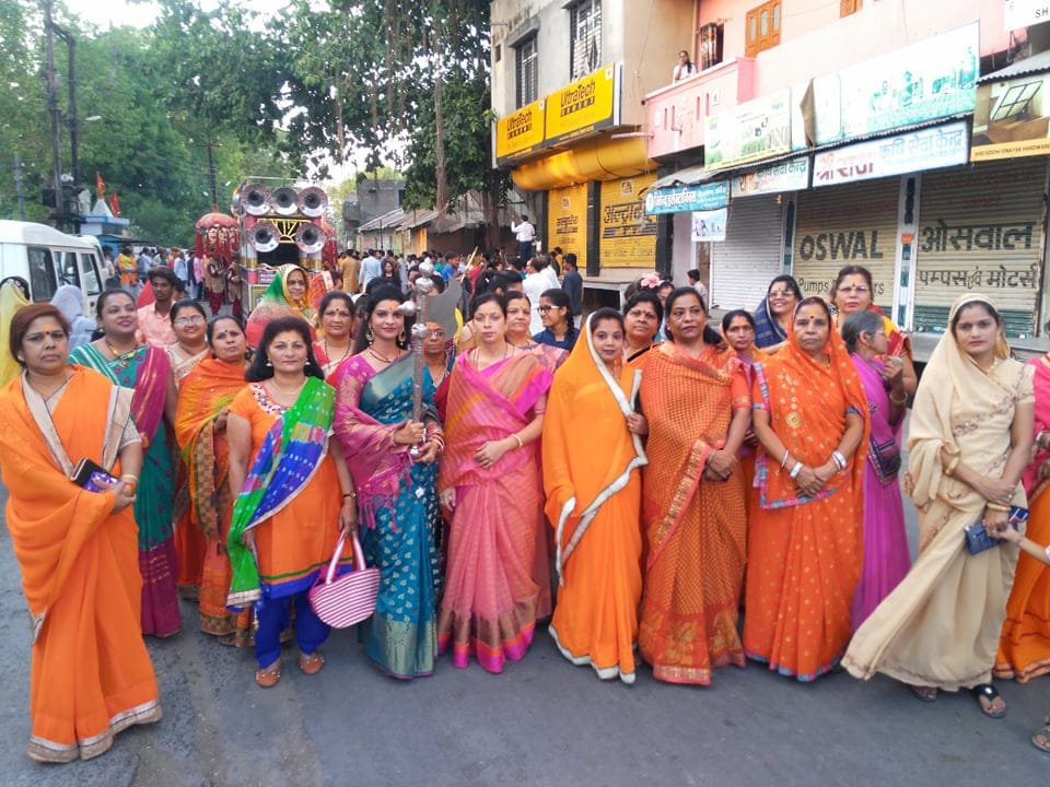 भगवान परशुराम जन्मोत्सव पर ब्राह्मण समाज द्वारा निकाली गई झाँकी व विशाल शोभायात्रा | New India Times