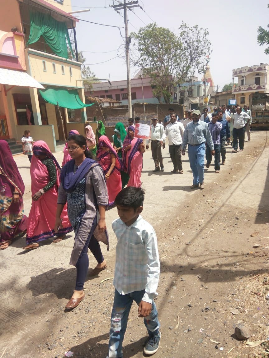 मतदाता जागरूकता अभियान के अन्तर्गत निकाली गई रैली व कलश यात्रा | New India Times