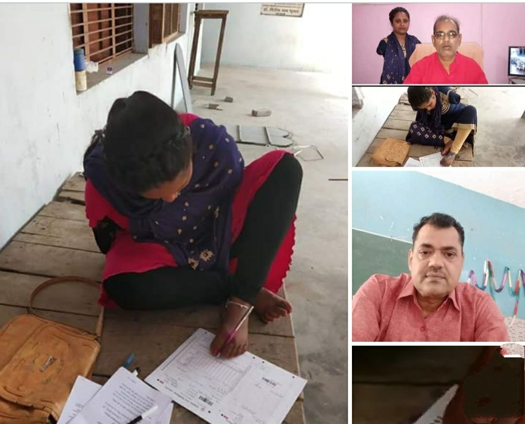 दोनों हाथ ना होने पर भी खुश्बू दे रही है MA की परीक्षा, विद्यालय प्रबंधन उठाता है पढ़ाई का पूरा खर्च | New India Times