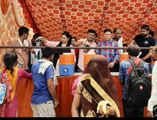 ब्रज यातायात एवं पर्यावरण जन जागरूकता समिति उत्तर प्रदेश ने आरो के पानी की लगाई प्याऊ | New India Times