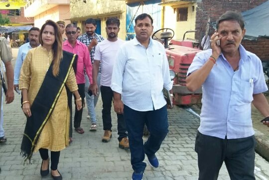 मोहम्मदी में मोहर्रम के पाचवीं, सातवीं और दसवीं तारीख को निकलने वाले जुलूसों के मार्गो का उप जिलाधिकारी स्वाति शुक्ला ने लिया जायजा | New India Times