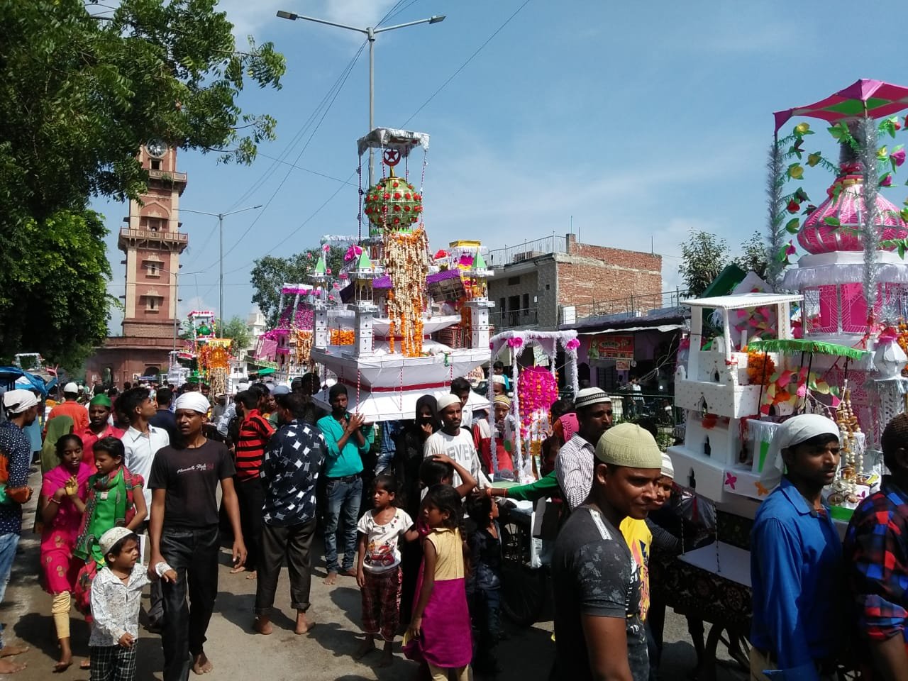 धौलपुर जिले भर में निकले ताजिये के जुलूस, कर्बला में हुए सुपुर्दे ख़ाक | New India Times