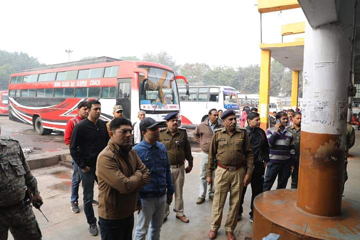 कलेक्टर श्री अनुराग चौधरी ने ग्वालियर अंतर्राज्यीय बस अड्डे का किया निरीक्षण | New India Times