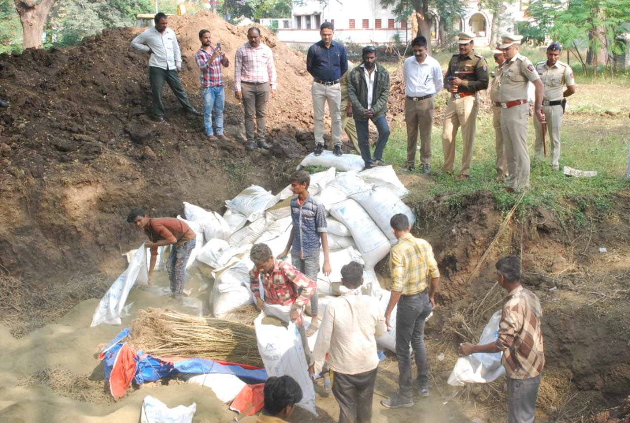 46 हजार किलोग्राम जब्त मादक पदार्थ को पुलिस ने किया नष्ट | New India Times