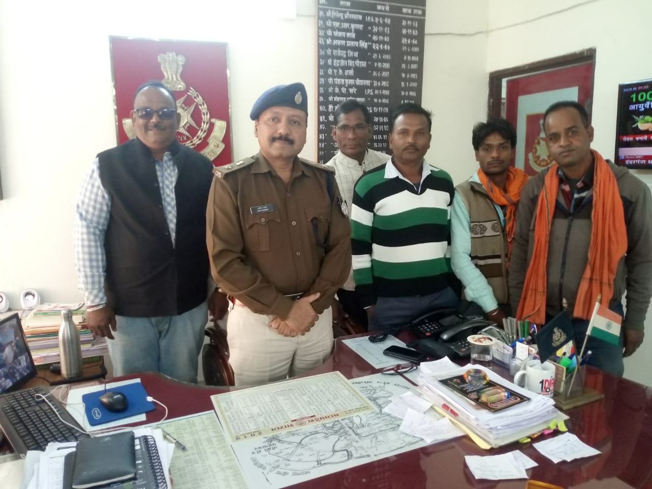 गौरझामर पत्रकार संघ ने जिला एसपी से भेंटकर समस्याओं से कराया अवगत | New India Times
