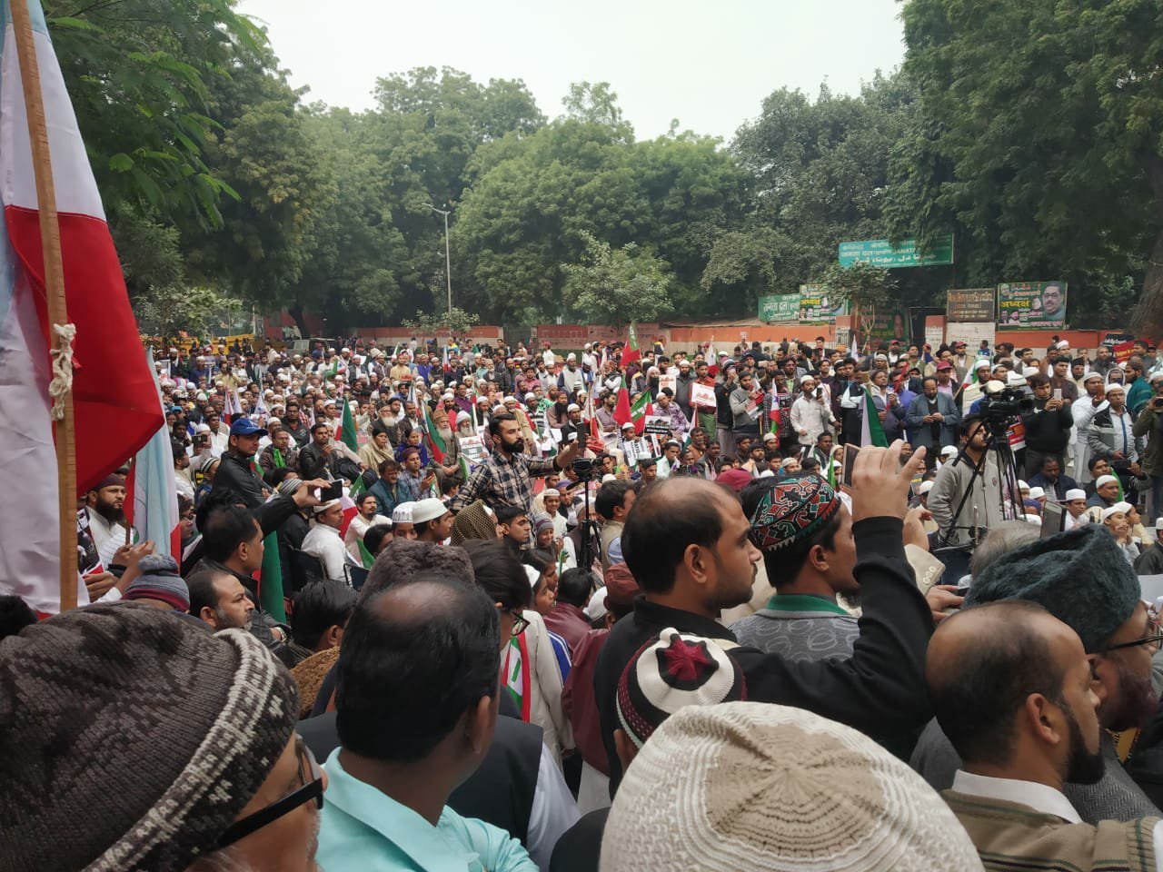 बाबरी मस्जिद विध्वंस की 27वीं बरसी पर राजधानी दिल्ली में हुआ विशाल विरोध-प्रदर्शन | New India Times