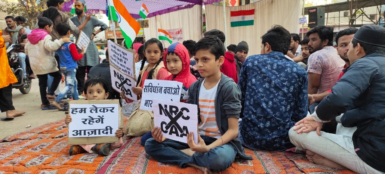 अम्बेडकर कमेटी के तत्वाधान में नागरिकता संशोधन कानून के विरोध में अनिश्चितकालीन धरना प्रर्दशन जारी | New India Times