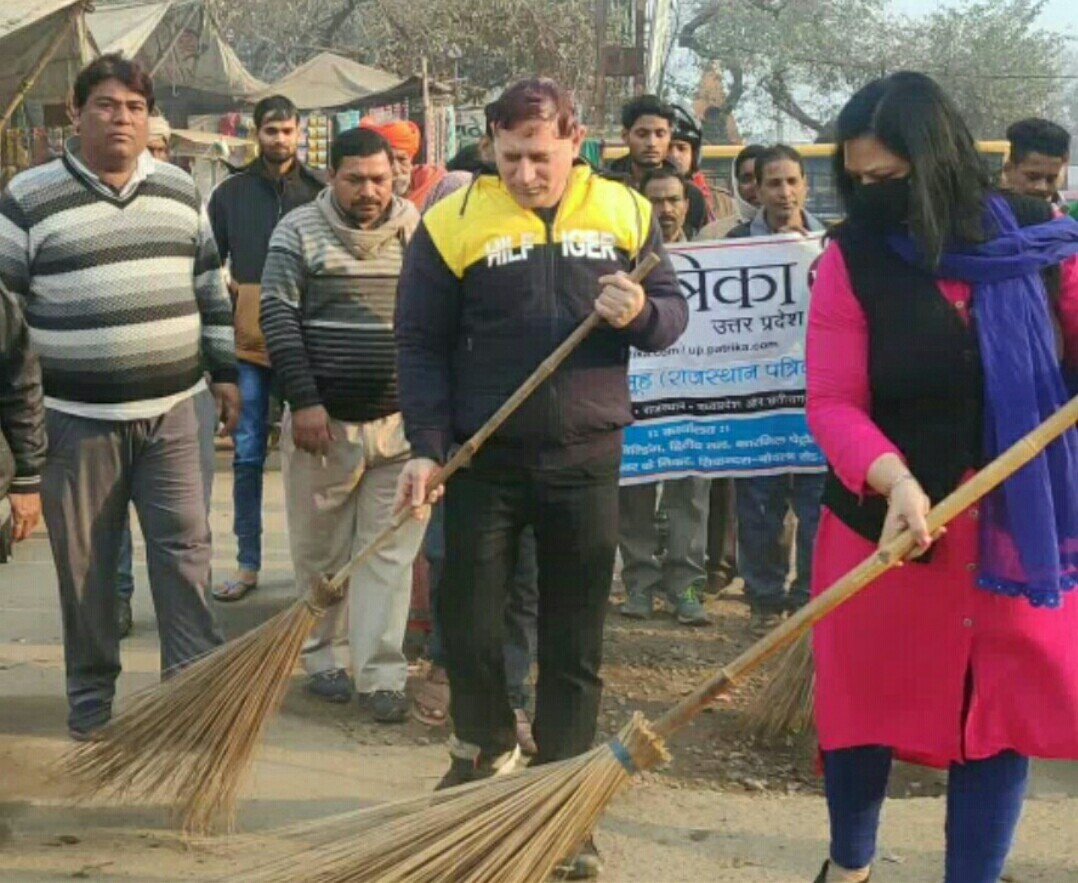 स्वच्छता में मथुरा को नंबर-1 बनाने के लिए ब्रज यातायात एवं पर्यावरण जन जागरूकता समिति उत्तर प्रदेश ने किया अभियान शुरू | New India Times