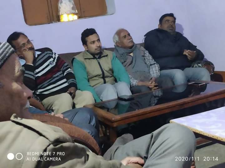 नववर्ष 2020 की प्रथम सन्ध्या पर नगर की साहित्यिक संस्था "प्रज्ञालोक" के तत्वावधान में हुआ काव्य सन्ध्या का आयोजन | New India Times