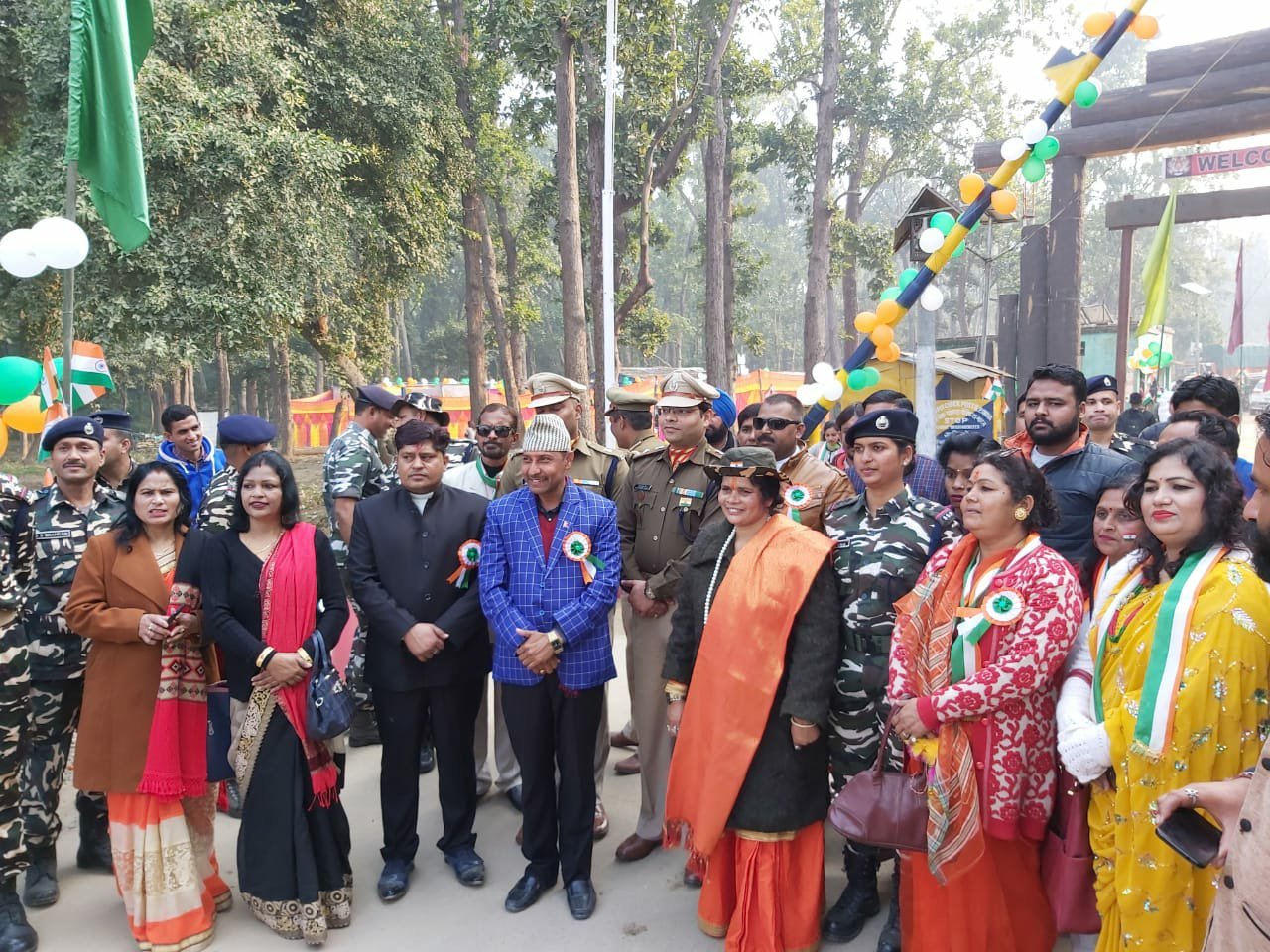 भारत नेपाल बॉर्डर पर कार्यक्रम 'भारत मां तुम्हें सलाम, संपन्न | New India Times