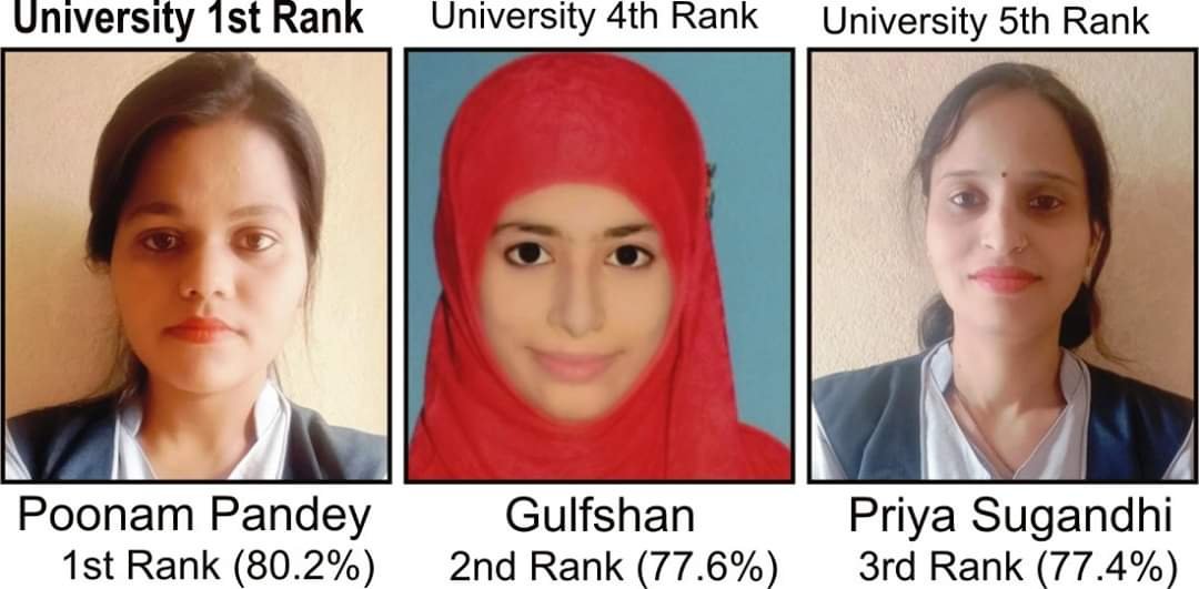देवी अहिल्या विश्वविद्यालय, इंदौर की प्राविण्य सूची में बिम्ट्स महाविद्यालय बुरहानपुर की 3 छात्राओं ने पाया स्थान | New India Times