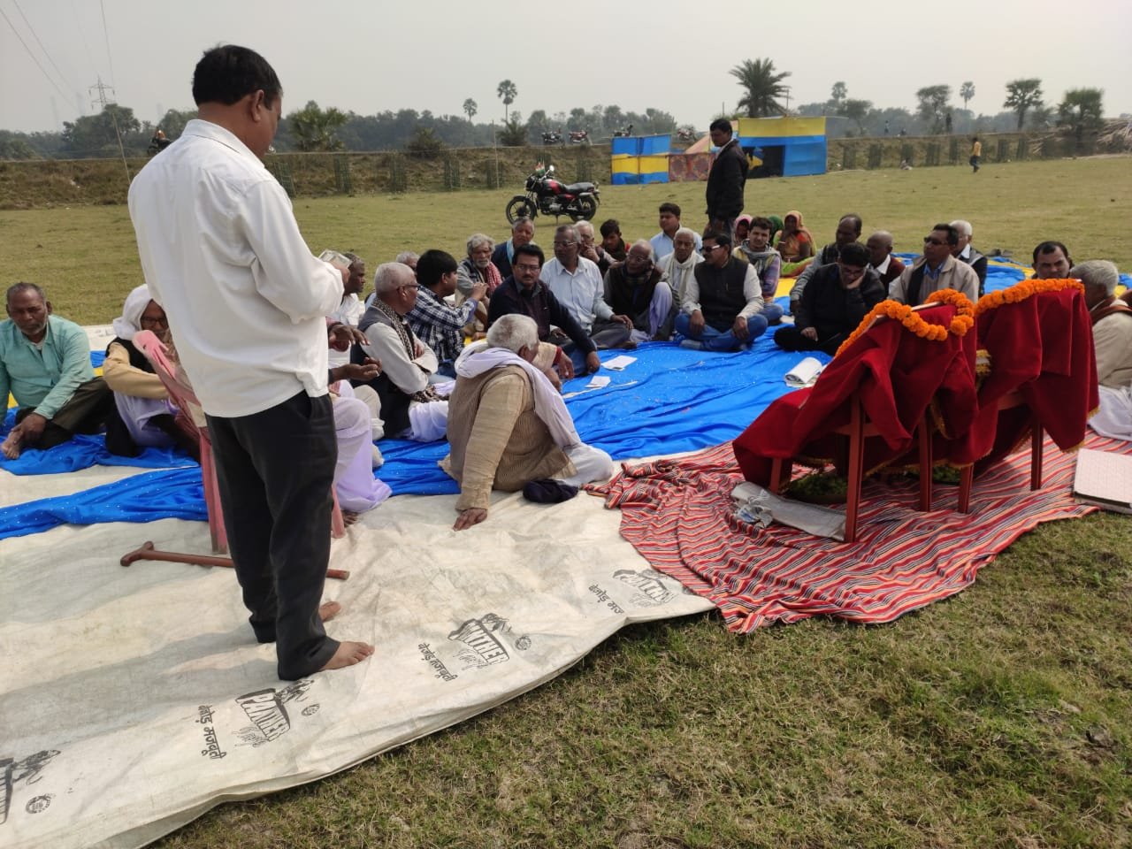 अखिल भारतीय संतमत सत्संग का 109 वां बार्षिक महाधिवेशन सफल बनाने हेतु महाधिवेशन स्थल में हुई बैठक | New India Times