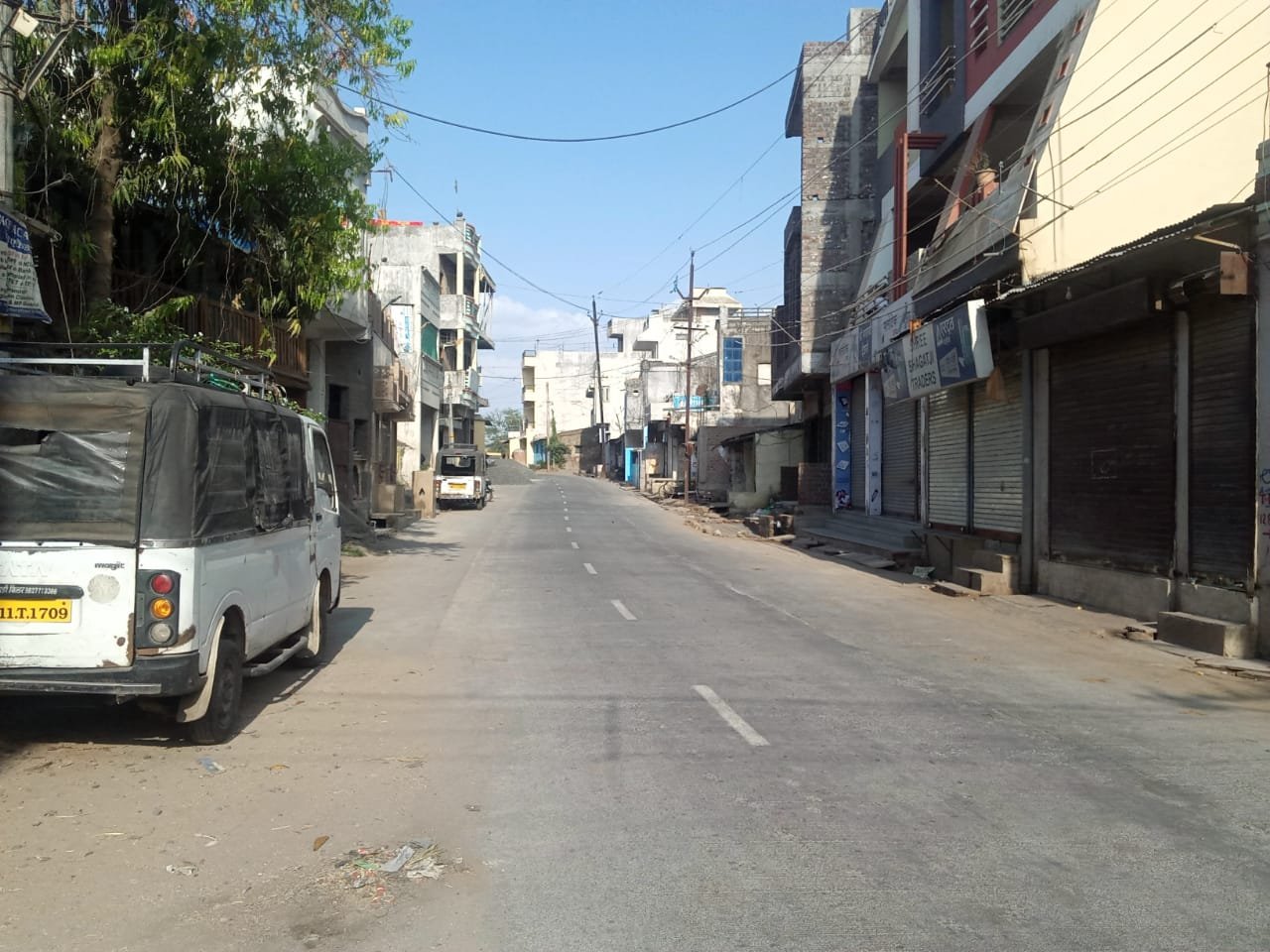 धार जिला में जनता कर्फ्यू का दिखा व्यापक असर, तिरला नगर की सड़कों पर छाया रहा सन्नाटा | New India Times